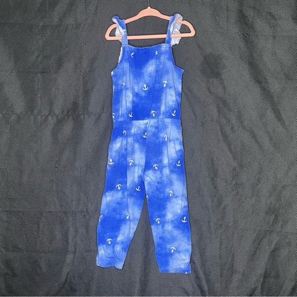 Nautica Tie-Dye Anchor Jumpsuit - Size 4T - Picture 4 of 5